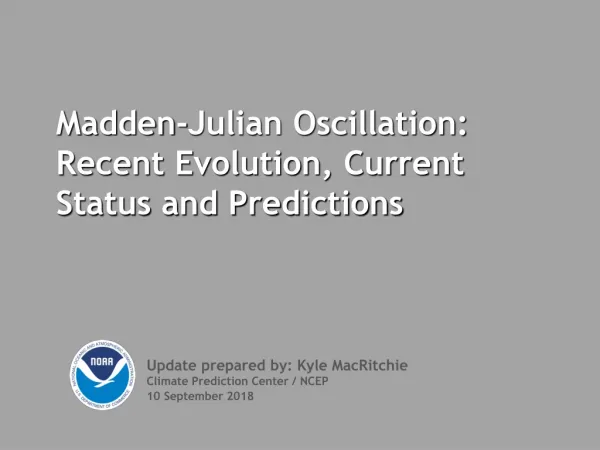 Madden-Julian Oscillation: Recent Evolution, Current Status and Predictions