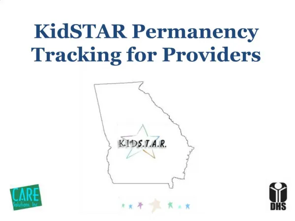 KidSTAR Permanency Tracking for Providers