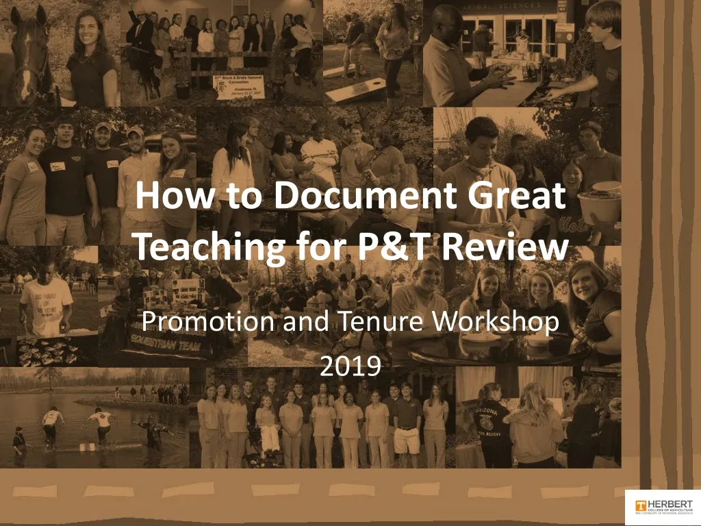how to document great teaching for p t review