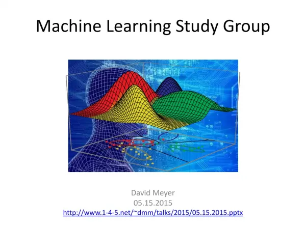 Machine Learning Study Group
