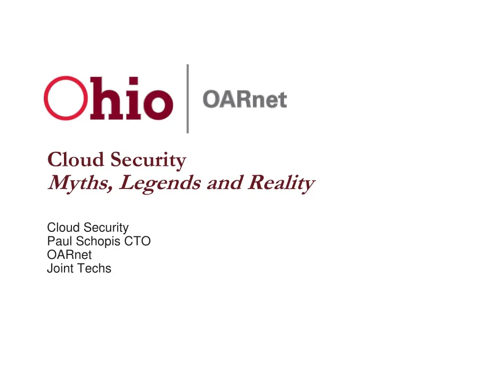 cloud security myths legends and reality