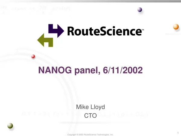 NANOG panel, 6/11/2002