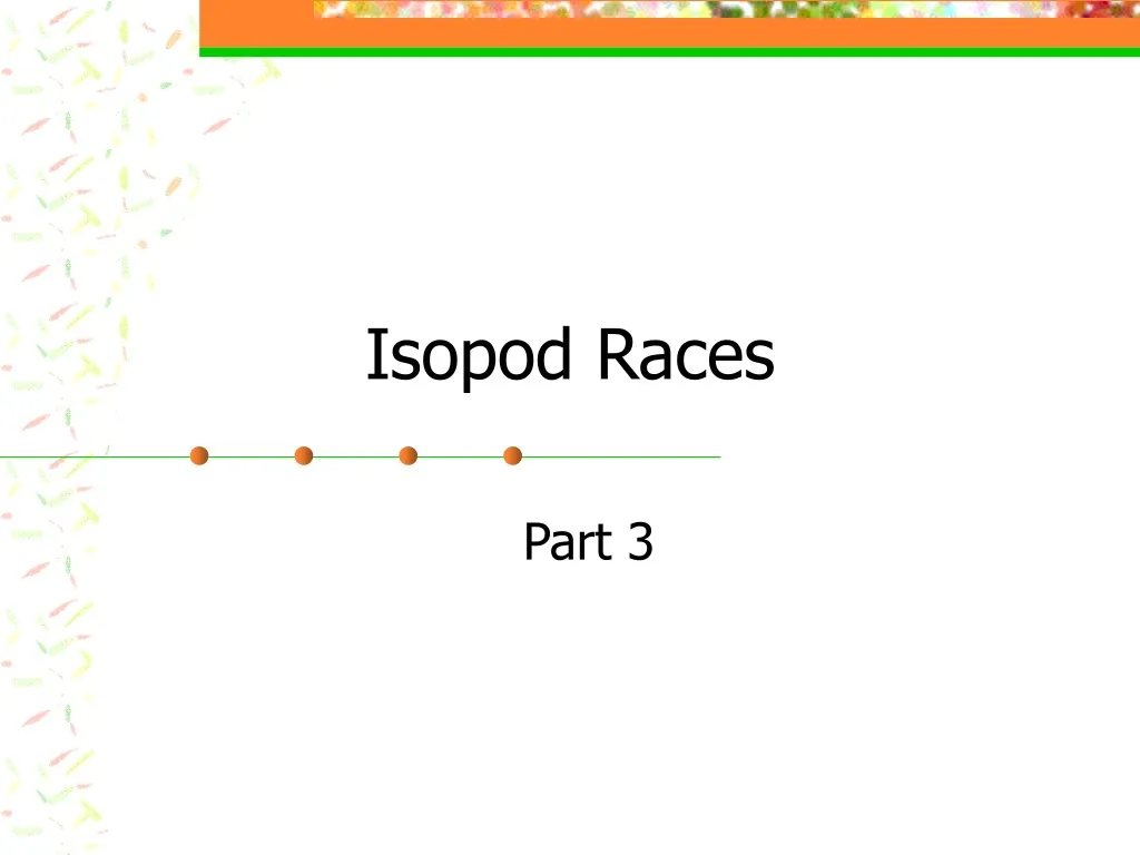 isopod races