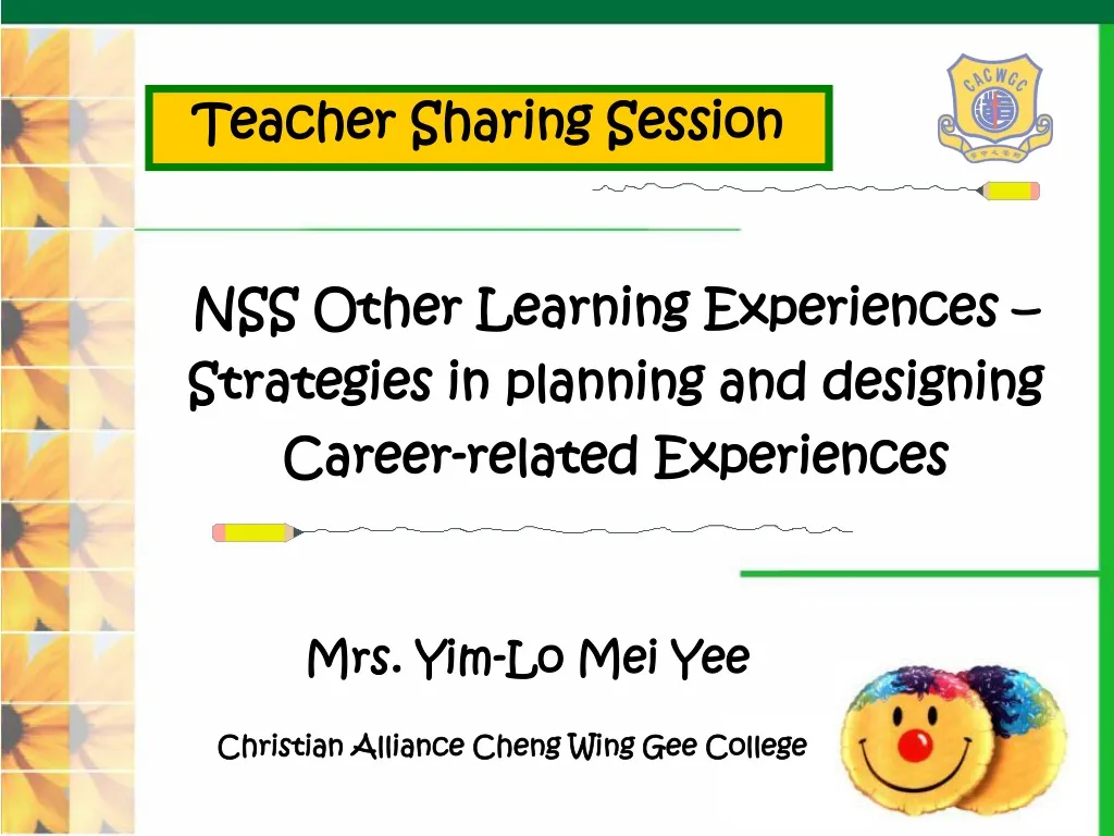 teacher sharing session