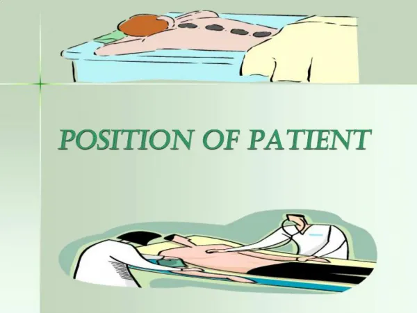 Position of patient