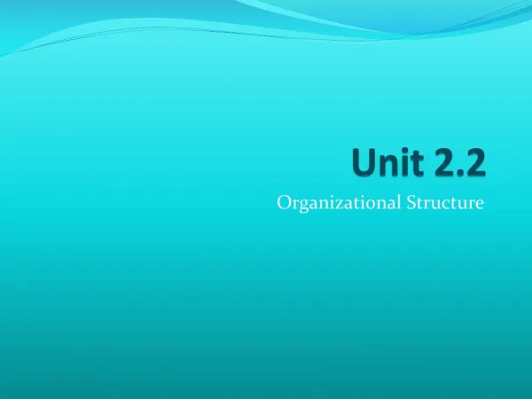 Unit 2.2