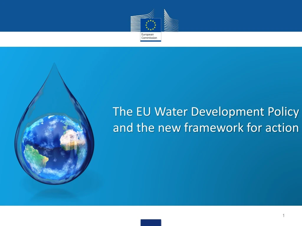 the eu water development policy