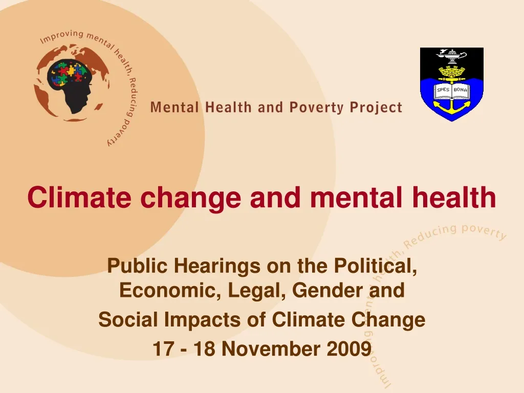 climate change and mental health