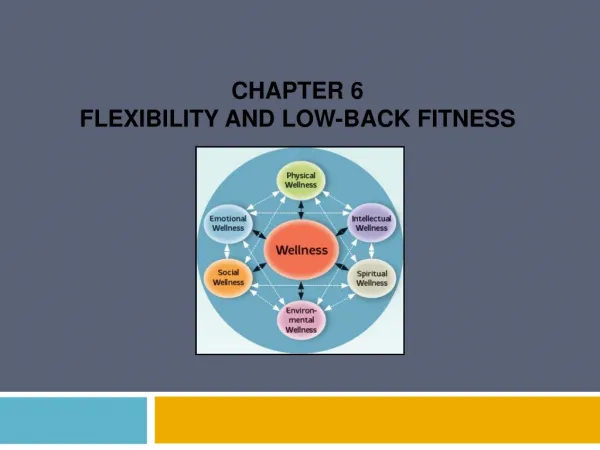 Chapter 6 Flexibility and low-back fitness
