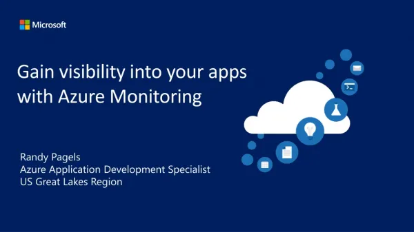 Gain visibility into your apps with Azure Monitoring