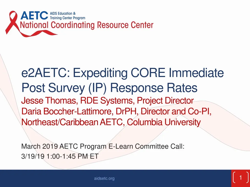 march 2019 aetc program e learn committee call 3 19 19 1 00 1 45 pm et