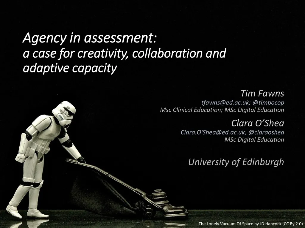 agency in assessment a case for creativity collaboration and adaptive capacity