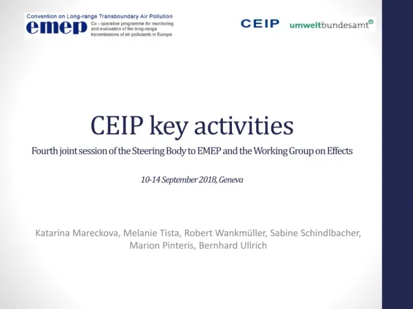 CEIP activities 2018/2019