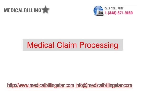 Medical claims processing | medical billing