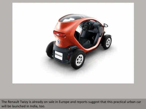 Small Is Beautiful: The Renault Twizy EV