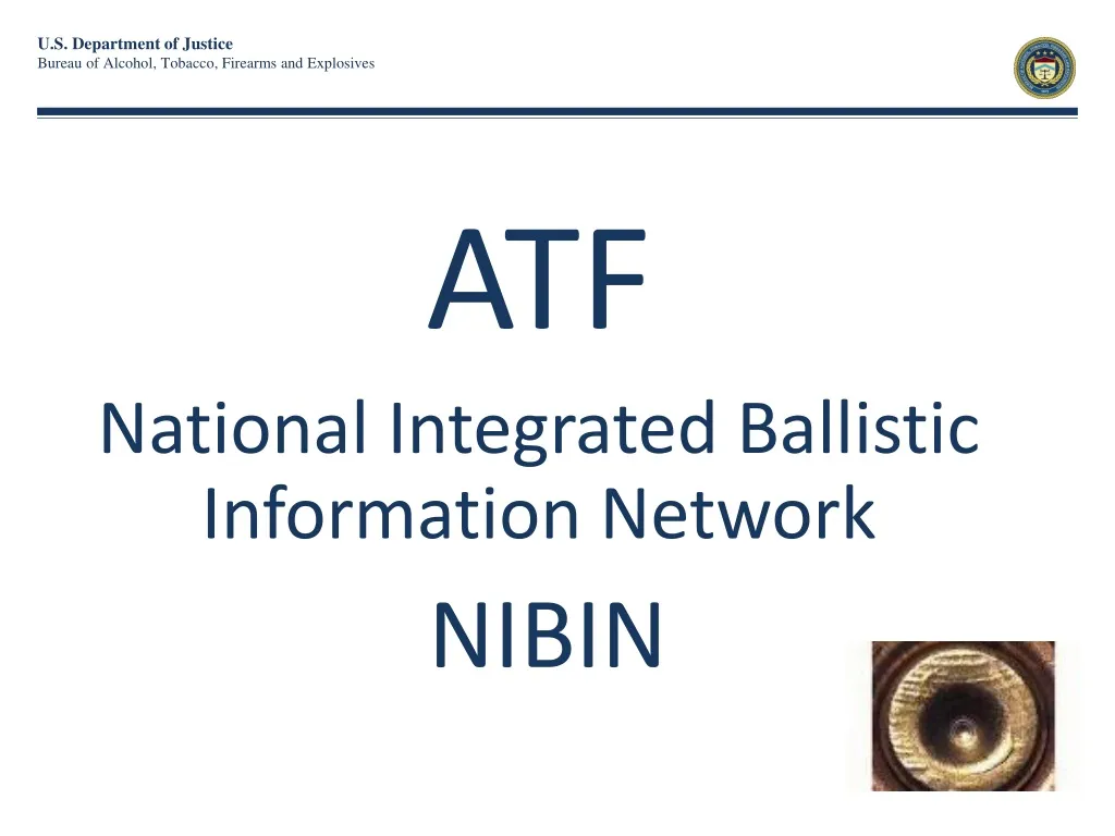 atf national integrated ballistic information network nibin