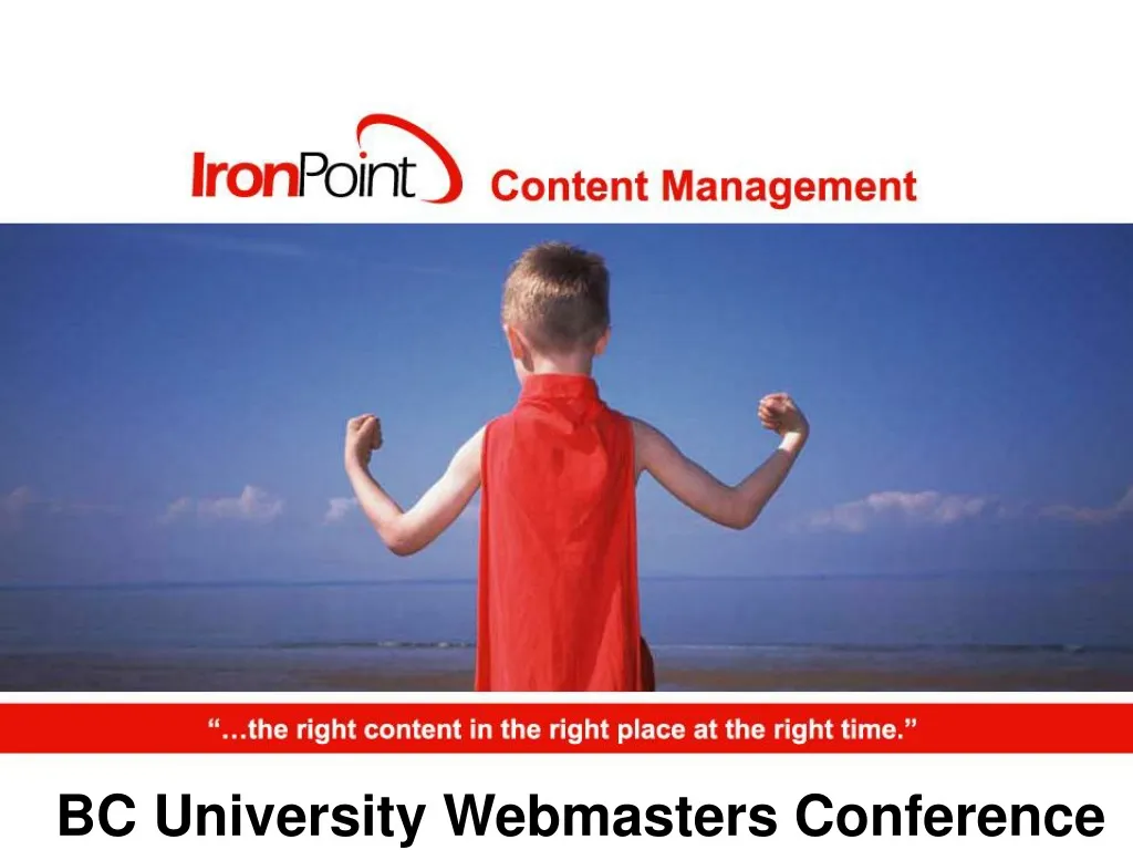 bc university webmasters conference