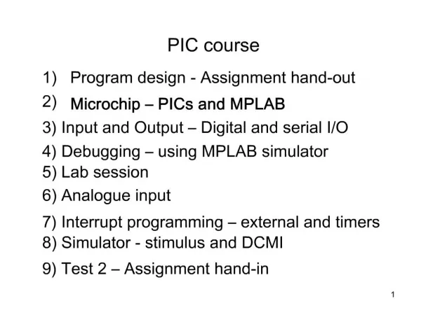PIC course