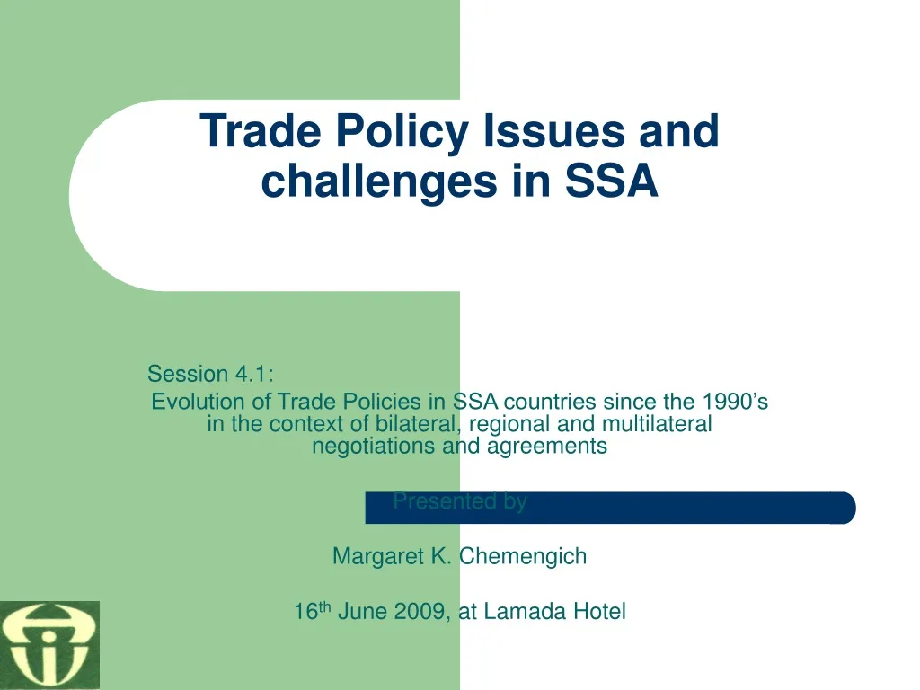 trade policy issues and challenges in ssa