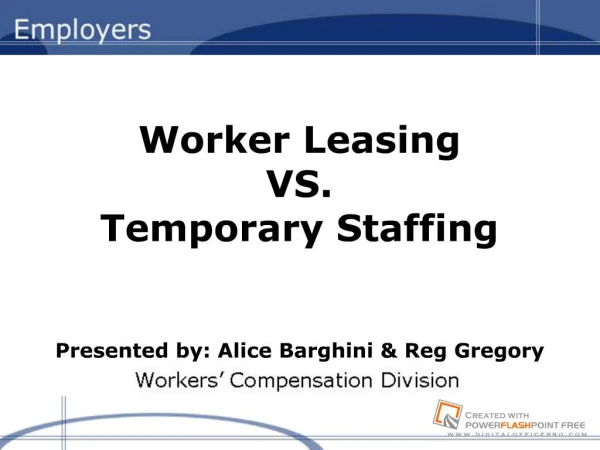 Worker Leasing