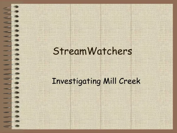 StreamWatchers