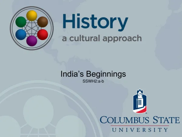 India’s Beginnings SSWH2:a-b