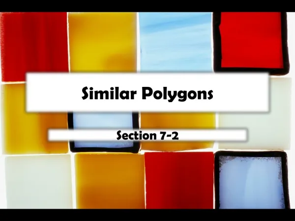 Similar Polygons