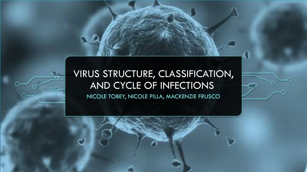 virus structure classification and cycle of infections