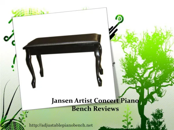 Jansen Artist Concert Piano Bench Reviews