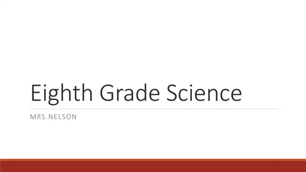 Eighth Grade Science