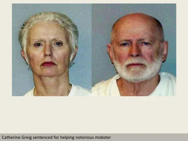 'Whitey' Bulger's girlfriend sentenced