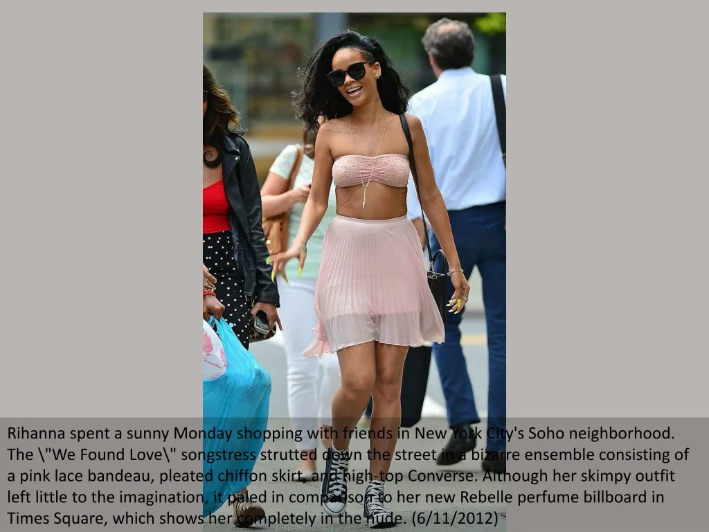 rihanna spent a sunny monday shopping with