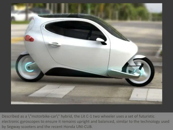 Now, a two-wheeled, self-balancing car!