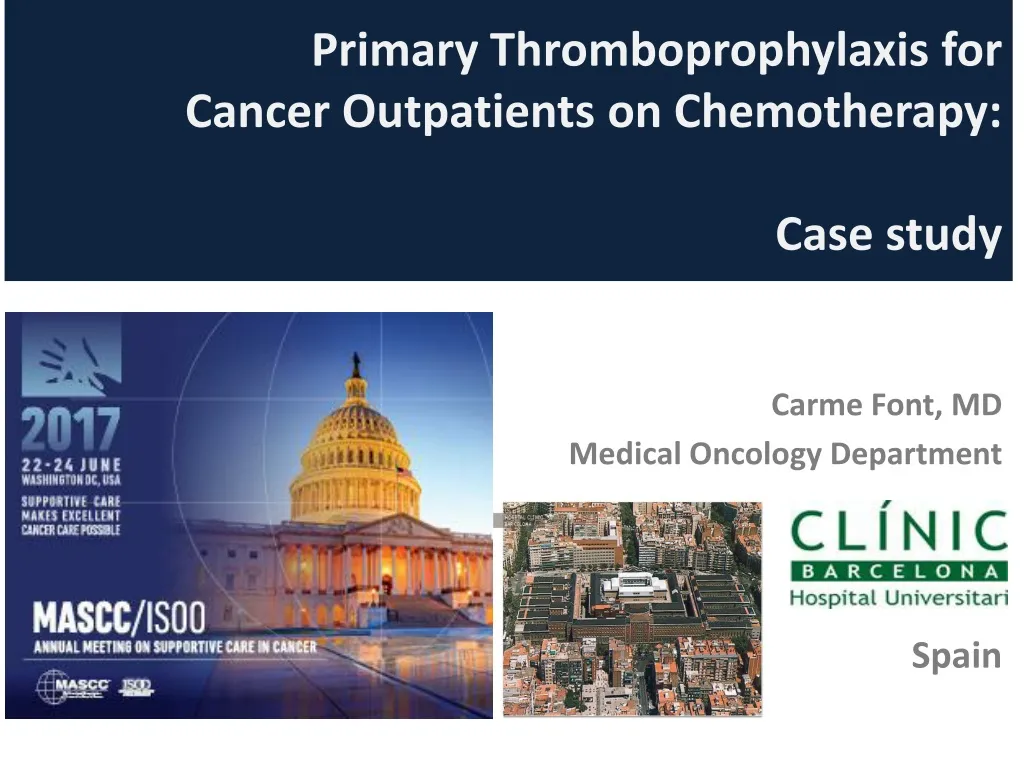 primary thromboprophylaxis for cancer outpatients on chemotherapy case study