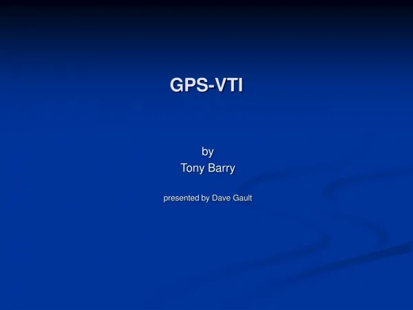 GPS-VTI