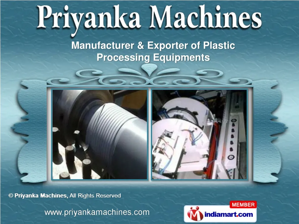 manufacturer exporter of plastic processing