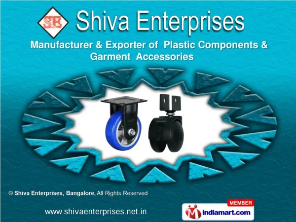 Plastic Components, Garment Accessories and other hardware.