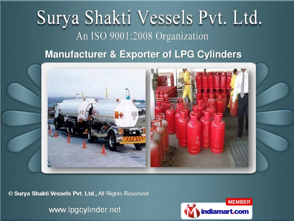 manufacturer exporter of lpg cylinders