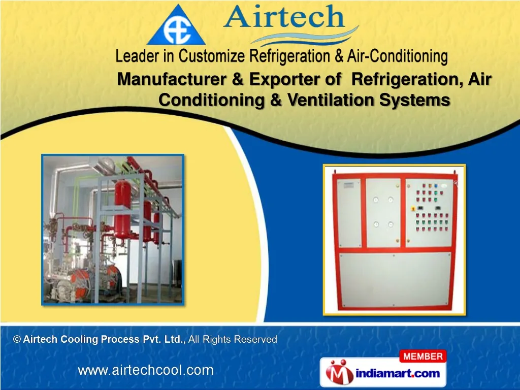 manufacturer exporter of refrigeration