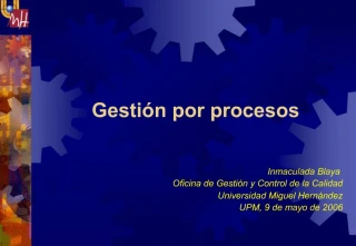 PPT - ENFOQUE POR PROCESOS PowerPoint Presentation, Free Download - ID ...