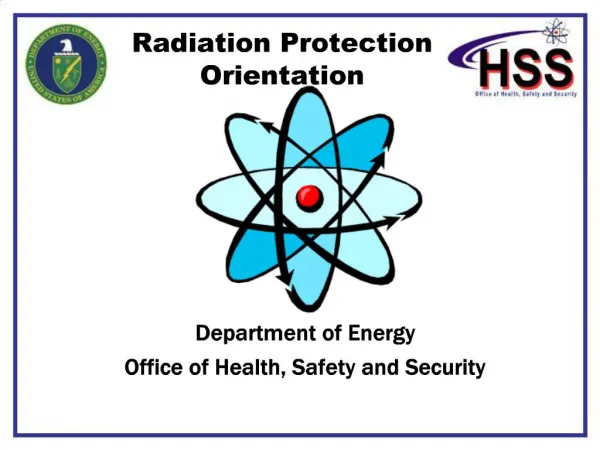 Radiation Protection Orientation
