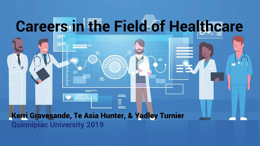careers in the field of healthcare