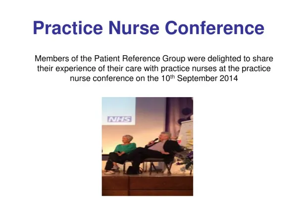 Practice Nurse Conference
