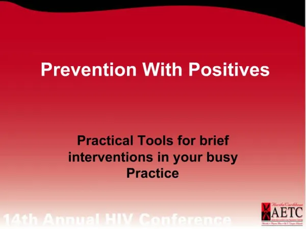 Prevention With Positives