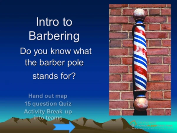 Intro to Barber