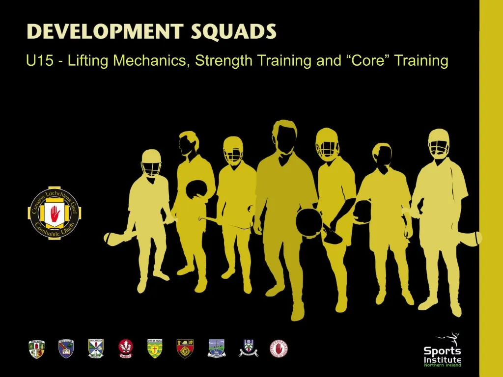 u15 lifting mechanics strength training and core training
