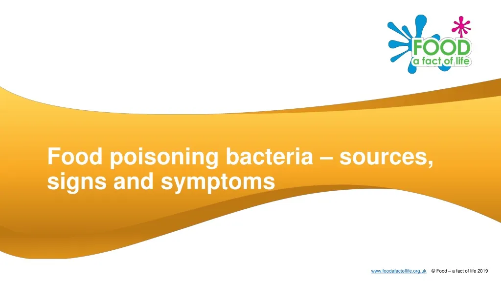 food poisoning bacteria sources signs and symptoms