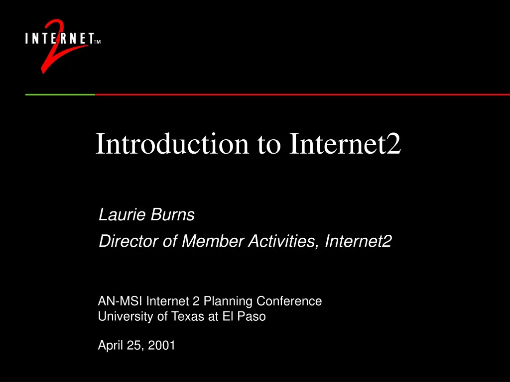 introduction to internet2