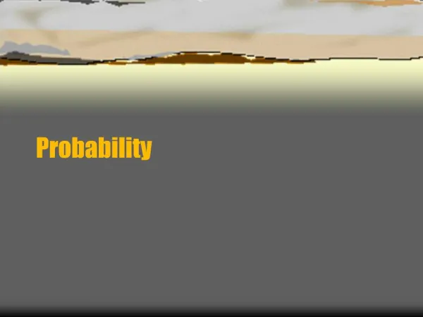 Probability