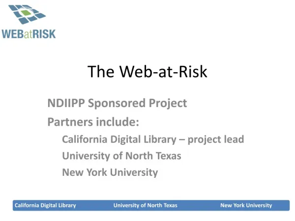 The Web-at-Risk